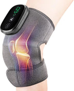 Cordless Knee Massager with Heat Vibration, Knee Heating Pad, Electric Heated Knee Brace Shoulder Heating Pads Elbow Wrap with 3 Heat Levels and Massage Modes