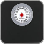 Analog Scale for Body Weight, Mechanical Bathroom Scale, 300lb Analog Weight Scale, Dial Scale with Wider and Thicker Anti-Slip Platform, Simple Calibration, No Battery Required