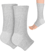 Bamboo Ankle Compression Sleeve, Foot Compression Socks, Breathable Bamboo Foot Sleeves, Soft Keep Warm Socks Feet Sleeves for Arch Support, Cold Protection Against Swelling and Sprains