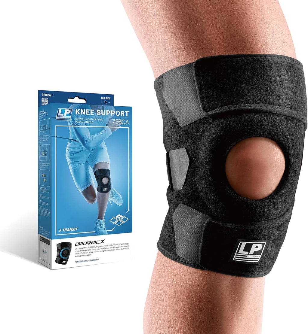 LP 758CA Knee Brace for Meniscus Tear, Arthritis Pain Relief & Patella Support – Adjustable Compression with Patella Pad & Tendon Strap for LCL, Tendonitis, Running, Squats, Weightlifting, and Sports Recovery (One Size, 1pc)