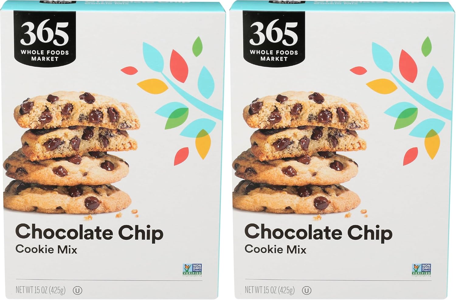 365 by Whole Foods Market, Chocolate Chip Cookie Mix, 15 Ounce (Pack of 2)