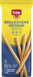 Schar Gluten Free Breadsticks - 3 x 50g