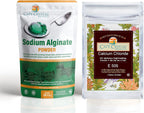 Cape Crystal Sodium Alginate and Calcium Chloride – Spherification Value Kit - Practice Molecular Gastronomy, 4-Oz.