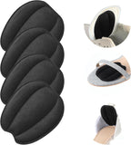 Oruola 4pcs Shoe Tongue Pads, Tongue Pads for Shoes,Non Slip Tongue Cushion Inserts Felt Shoe Pads for Men and Women,Heel Pads,Forefoot Insoles,Adjusting Shoe Fit(Black)