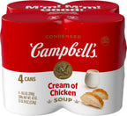 Campbell's Condensed Cream of Chicken Soup, 10.5 oz Can (4 Pack)