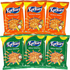 BENGAL BOX KurKure Masala Munch 3 Packs + Chilli Chataka 3 Packs/Total 6 Packs, Indian Snacks