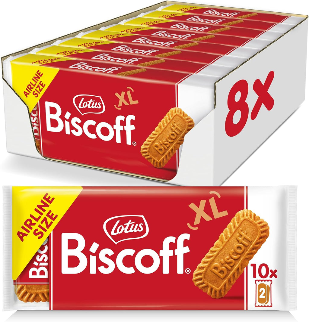 Lotus Biscoff Airplane Cookies, Caramelized Biscuit Cookies, Two-Pack (80 Count), Vegan