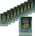 Alcotec 48 Hour Turbo Yeast | Brewers Yeast Powder| Wine Yeast for Wine Making | Dry Yeast | nutritional yeast | (Pack of 10)