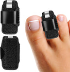 LINXIU Toe Splint for Broken Toe Straightener Brace Women Men Hammer Toe to Align and Support Toe Wraps 2Pcs