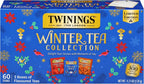 Twinings Winter Tea Collection, Limited Edition Holiday Gift Box, 20 Count (Pack of 3), Includes Christmas Tea, Winter Spice, and Gingerbread Joy, Enjoy Hot or Iced, 60 Teabags
