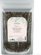 Starwest Botanicals Cleavers Herb Organic - Dried Loose Leaf Herb for Tea, & Herbal Blends, Cut & Sifted, Certified Kosher, Non-GMO - 4 oz Pouch