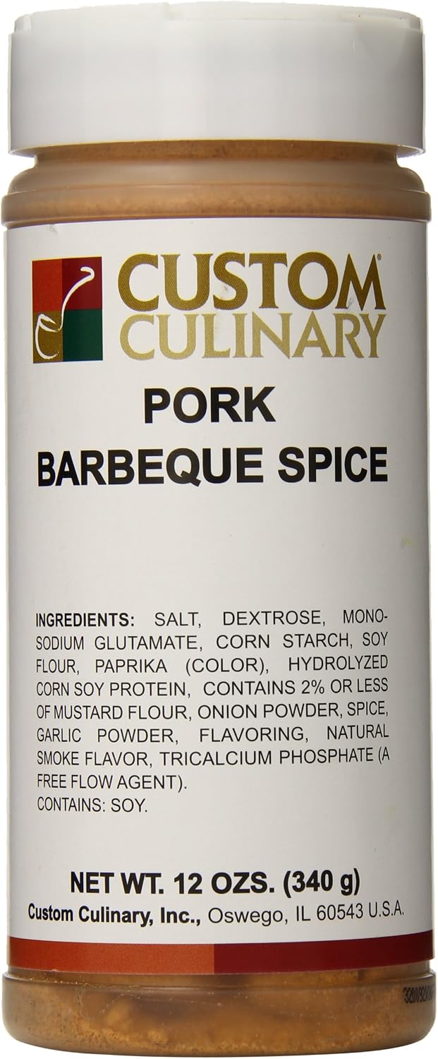 Custom Culinary Pork Barbeque Spice, 12 Ounce
