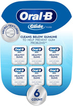Oral-B Glide Healthy gums, unflavored floss 50M (Pack of 6)