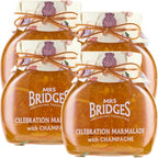 Mrs Bridges Celebration Marmalade with Champagne, Made in Scotland, 12oz Jar (Pack of 4)