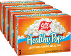 Jolly Time Healthy Pop Microwave Popcorn, Low Fat Gluten Free Non-GMO, 3oz Sharing Bag, 3 Bags Per Carton (Healthy Pop - Crispy N' White, 3 Ounce (Pack of 12))
