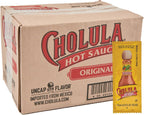 Cholula Original Hot Sauce Packets, 200 count - One 200 Count Individual Hot Sauce Packets with Mexican Peppers and Signature Spice Blend, Perfect Single-Serve Size for Delivery and Takeout