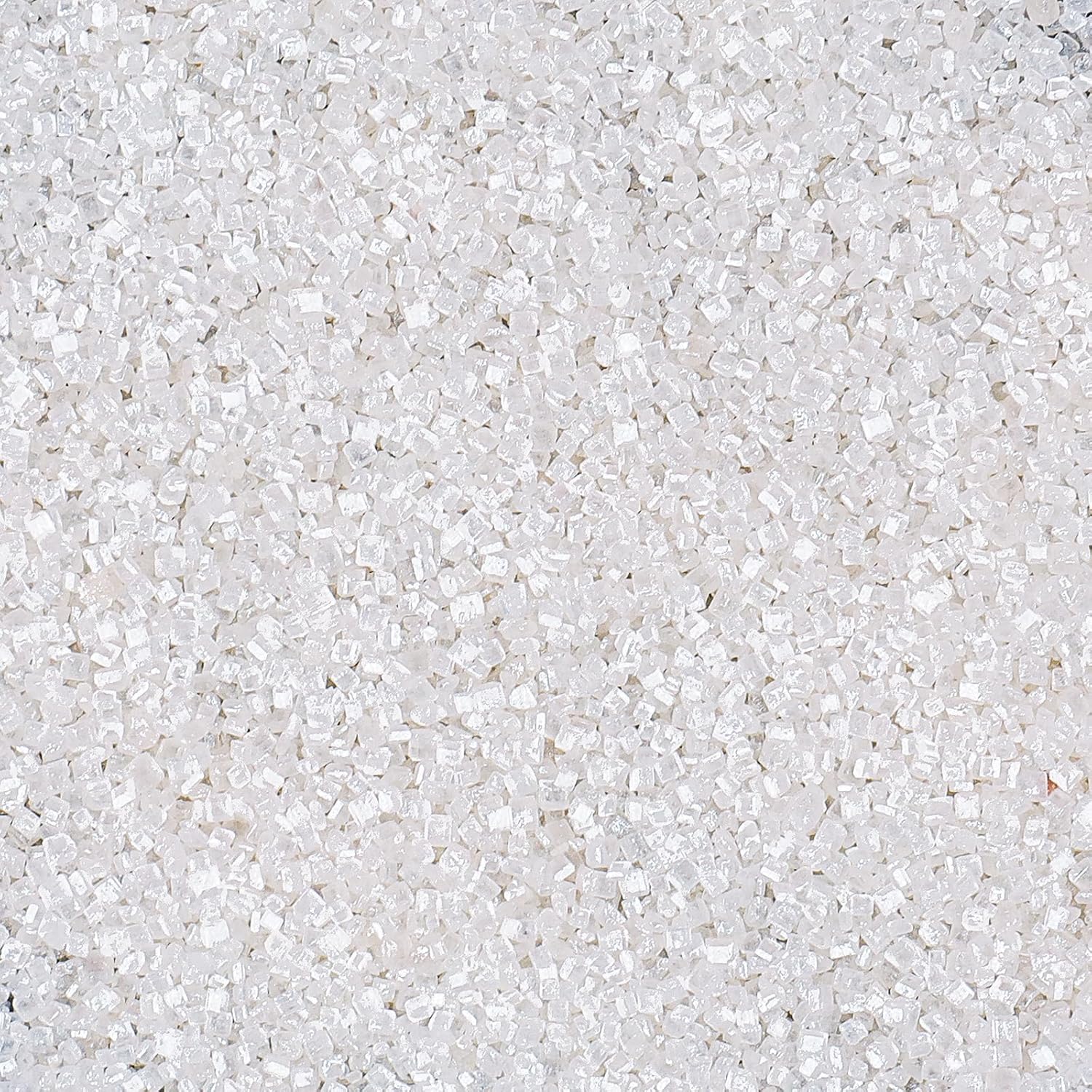 White Sanding Sugar for Baking, White Sprinkles Crystal Sugar 130g/4.59oz, Cupcake, Cookie and Donuts Toppings, Wedding, Birthday Party Supplies