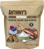 Anthony's Erythritol Granules, 5 lb, Non GMO, Sweetener, Keto & Paleo Friendly