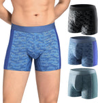 Carer Men’s Incontinence Underwear, Washable Reusable Breathable Leak Proof Underwear for Men Boxer Briefs for Bladder Leakage, 80ml Absorbent Pad Breathable Waterproof 3 Pack, 3X-Large