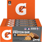 Gatorade Whey Protein Recover Bars, Peanut Butter Chocolate, 2.8 ounce bars (Pack of 12)
