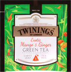 Twinings Discovery Collection Green Exotic Mango & Ginger, 30 Large Leaf Pyramid Tea Bags