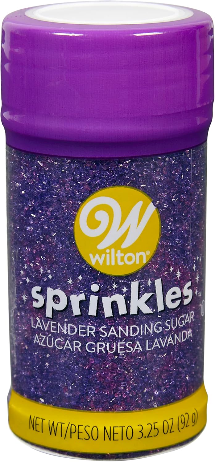 Wilton Sparkling Sugar Decorating Sprinkles, 3.25 oz., Purple