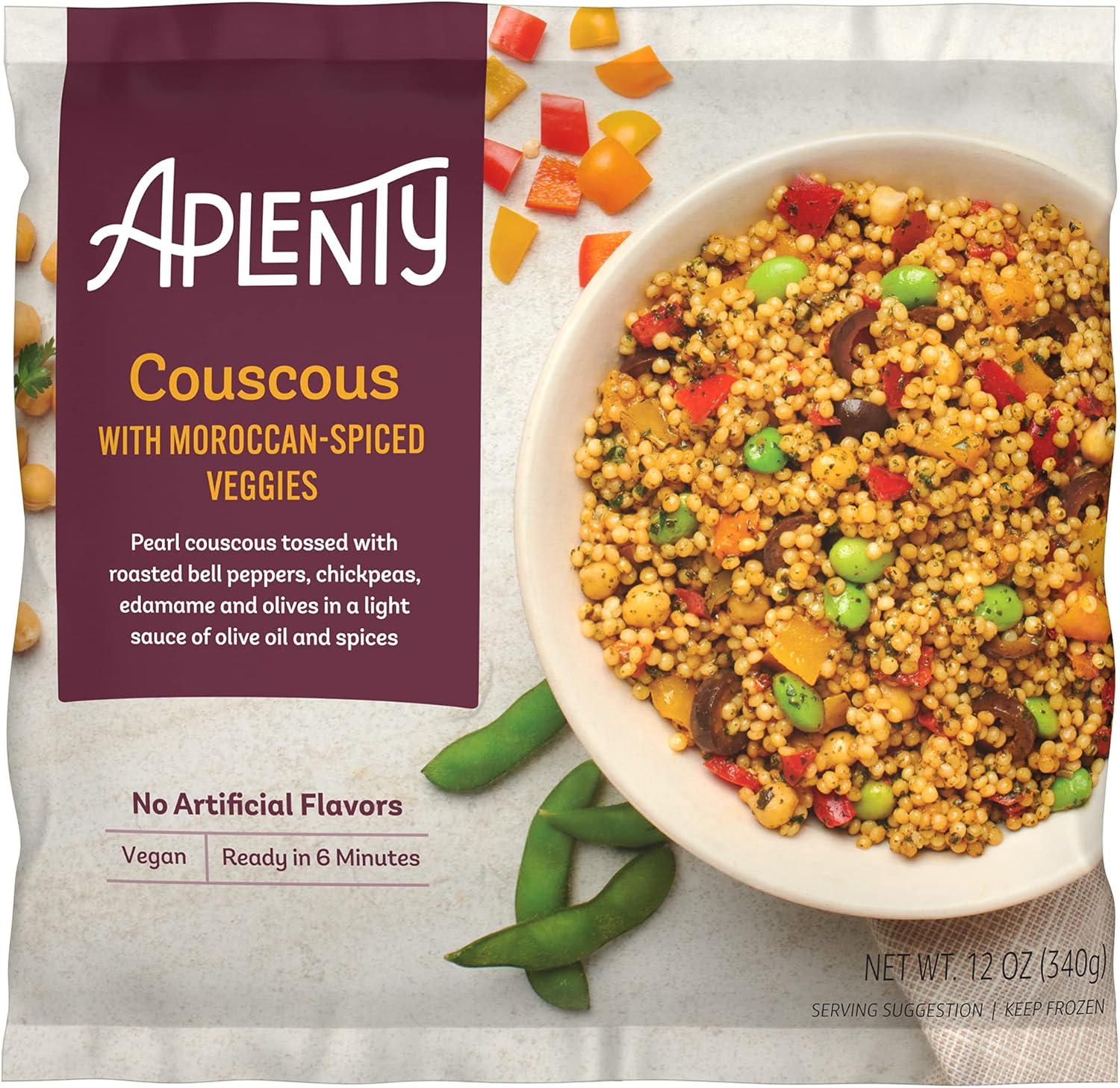 Amazon Brand, Aplenty Couscous with Moroccan Spiced Veggies, 12 Oz