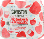 Cawston Press Sparkling Water, Rhubarb & Crisp Apple, 11 Fl Oz (Pack of 4)