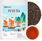 Pu-Erh Tea Loose Leaf, 7oz/200g Authentic Yunnan Ripe Pu'erh Tea, Pure Natural Chinese Dark Tea, Resealable Ziplock Pouch for Freshness