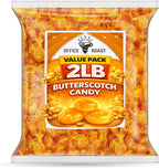 Butterscotch Hard Candy | 2 LB Bulk Value Bag | – Individually Wrapped Classic Butter Toffee Candies for Party Favors, Candy Bowls, Pinata Fillers & Office Treats
