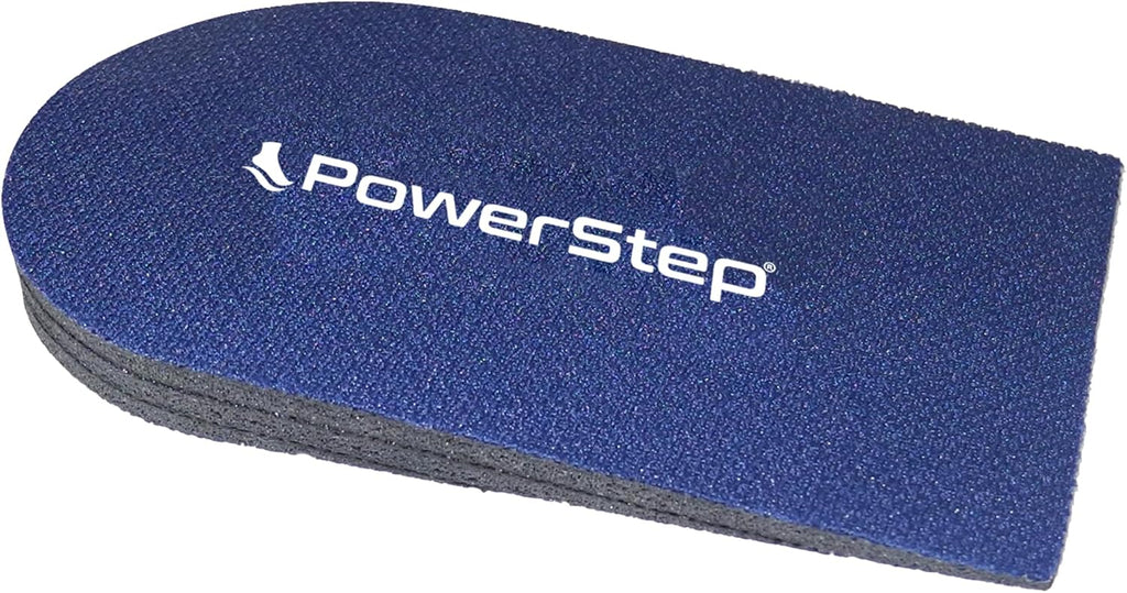 PowerStep Adjustable Heel Lift, Adjustable Adult Heel Cushion, Relief for Heel Spurs & Heel Pain, Achilles Tendonitis, Post Surgical Foot Support, Made in the USA (1 Heel Cushion)