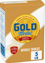 Gold Medal Premium Quality All Natural Whole Wheat Flour, 5 lb