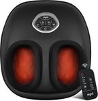 Mynt Shiatsu Foot Massager with Heat [2026 Upgraded], Deep Kneading Electric Foot Massage Machine for Plantar Fasciitis, Neuropathy, with Remote Control, Fits Up to 13