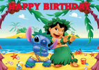 8.3 x 11.7 Inch Edible Square Cake Toppers – Lilo Kids Fun Themed Birthday Party Collection of Edible Cake Decorations