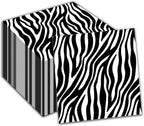 40Pcs Zebra Print Party Napkins - Jungle Animals Themed Disposable Paper Napkins for Zebra Birthday Parties, Safari Animal Celebrations, Baby Baptisms, Birthday Gatherings & More