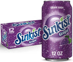 Sunkist Grape Soda 12Oz 24/Cs