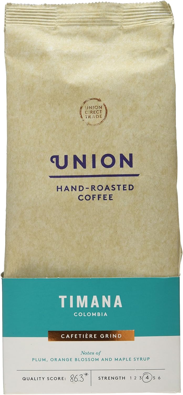 Union Hand Roasted Coffee Timana Colombia Ground Coffee 200 g