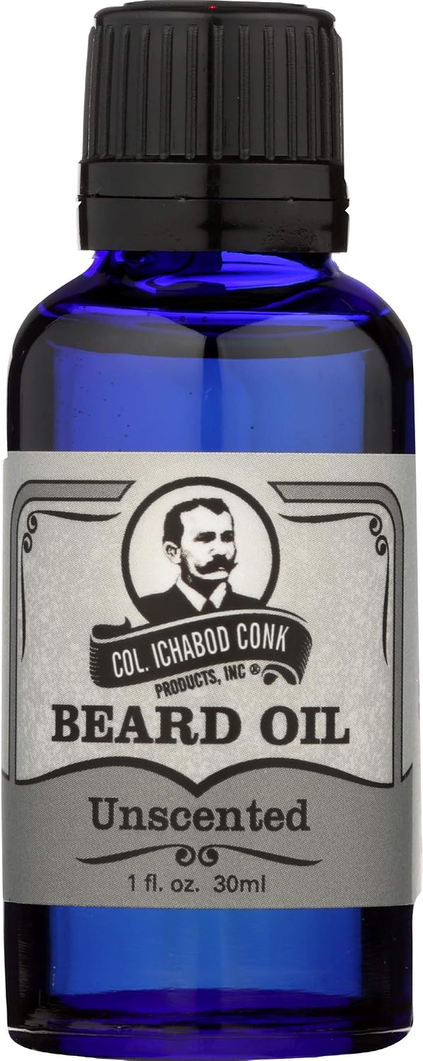 COLONEL CONK Beard Oil Unscented, 1 OZ