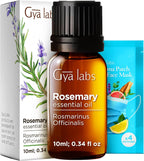 100% Pure Rosemary Essential Oil - 0.34 Fl Oz - Rosemary Oil for Hair, Skin, Diffuser, Aromatherapy & DIY Candle Making Scent