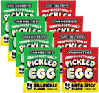 VAN HOLTEN’S – Unapologetically Pickled Eggs Variety Pack – Half Hot & Spicy, Half Original – Ready-to-Eat Pickled Egg Snack – Bold Tangy Flavor – Low Carb, All Natural, Zero Sugar