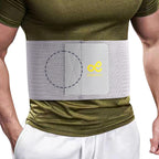 new upgrade Umbilical Hernia Belt for Women and Men / 6.88" Abdominal Binder With Hernia Support Pad - Navel Ventral Epigastric Incisional and Belly Button Hernias-XL