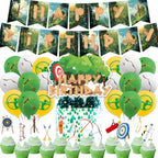 Archery Birthday Party Decorations Bow Arrow Hunting Party Supplies Includes Archery HAPPY BIRTHDAY Banner Cake Topper Cupcake Toppers Balloons for Archery Theme Party Hunting Birthday Decorations