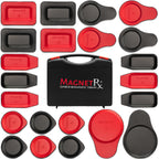 MagnetRX® Biomagnetic Therapy Magnets Kit – Imanes para Biomagnetismo Médico – Dr Goiz Bio Magnet Pair for Biomagnetism Magnets Therapy – Assorted Round & Rectangular 2500-5200 Gauss (22 Mixed Units)