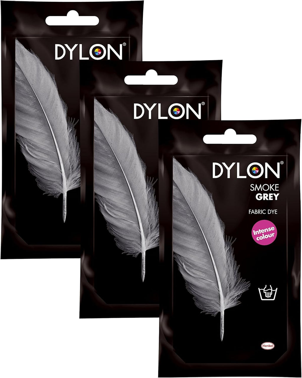 Dylon Smoke Grey Hand Fabric Dye 3 Pack