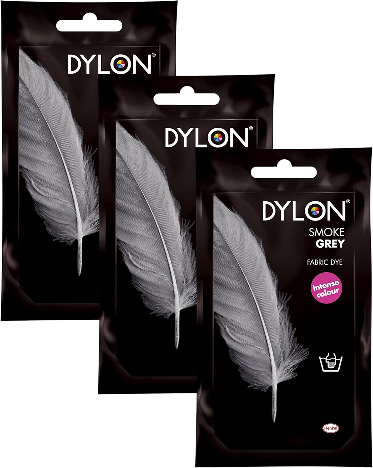 Dylon Smoke Grey Hand Fabric Dye 3 Pack