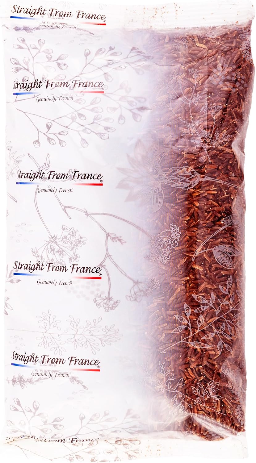 Straight from France Genuinely French, Red Rice from Camargue, Great Substitute to Brown Rice and Italian Farro, Ideal in Rice Pilaf, Soups, Salads and Alongside Grilled Meats 30 Oz