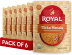 Royal Tikka Masala Basmati Rice - Ready to Heat Microwavable Pouch, 8.5 oz (Pack of 6)