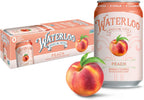 Waterloo Sparkling Water, Peach Naturally Flavored, 12 Fl Oz Cans (Pack of 12) – Zero Calories and Zero Sugar or Sweeteners