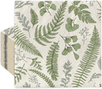 AnyDesign 80 Pack Greenery Paper Napkins Herbs Botanical Dinner Napkins Green Leaves Disposable Hand Napkin for Wedding Birthday Holiday Party Baby Shower Dining Supplies, 6.5 x 6.5 Inch
