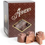 Asher's Chocolates, Sugar Free Milk Chocolate Mint Truffles, Giftable Box Design, Small Batches of Kosher Chocolate, Family Owned Since 1892 (Sugar Free, 8oz)
